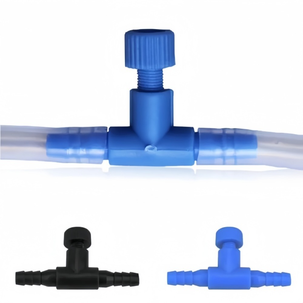 Aquarium Lily Pipe - วาล์วควบคุมอากาศในตู้ปลา ปรับได้ ควบคุมการไหลของอากาศในตู้ปลา แบบตรงผ่าน 4 มม.