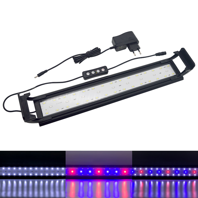 Aquarium Plant Growing - Aquarium LED Light สำหรับ16-64ซม.Full Spectrum หลอดไฟ