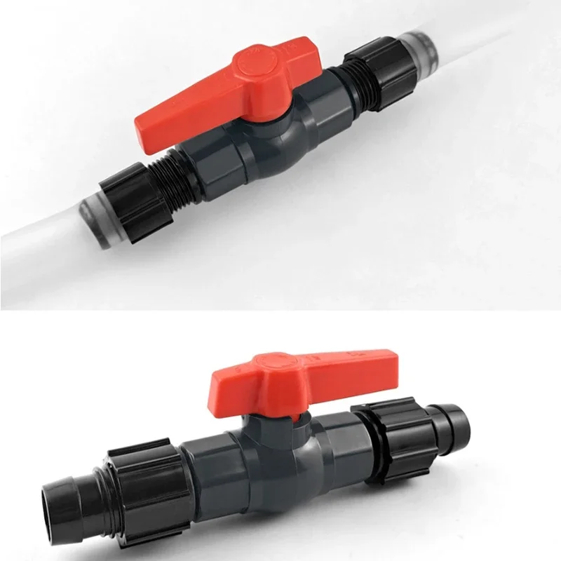 Aquarium Lily Pipe - 16 มม./20 มม.ตู้ปลาเครื่องควบคุมน้ำอากาศท่อไหลท่อตัวแบ่งปรับปั๊มน้ำกรองปรับปริมาณวาล์วขนาดใหญ่