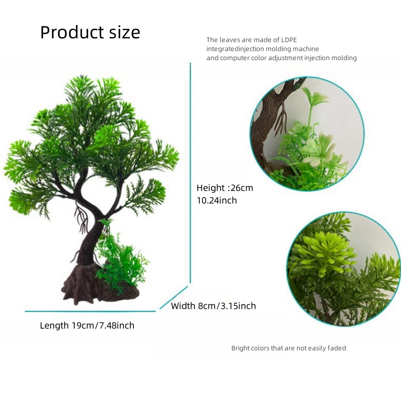 หญ้าเทียมสำหรับตกแต่งตู้ปลาตู้ - Aquarium Plant Growing บทวิจารณ์และราคา