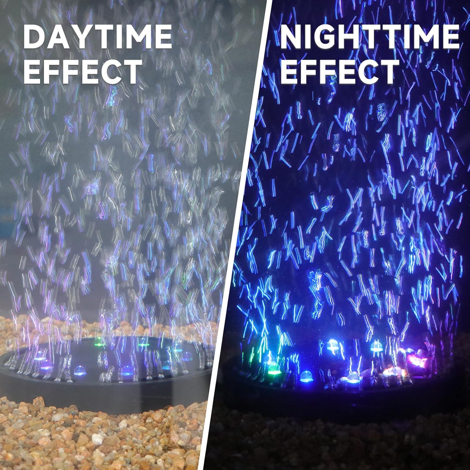 ไฟฟองอากาศในตู้ปลา 9/12 LED, โ - Aquarium Lily Pipe บทวิจารณ์และราคา