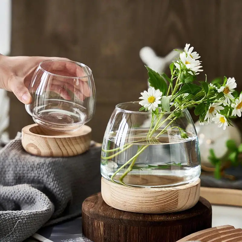 ตู้ปลาทรงกลมตกแต่งพร้อมฐานไม้  - Planted Aquarium For Goldfish บทวิจารณ์และราคา