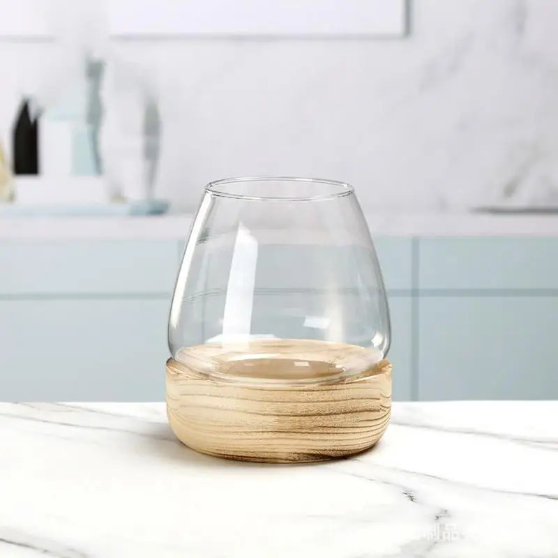 ตู้ปลาทรงกลมตกแต่งพร้อมฐานไม้  - Planted Aquarium For Goldfish บทวิจารณ์และราคา