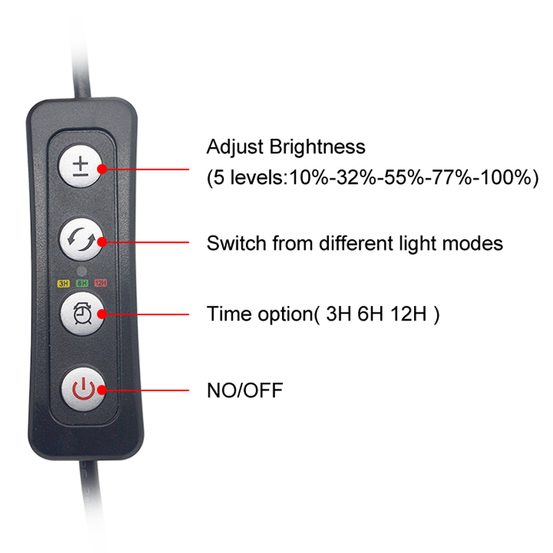 Aquarium LED Light สำหรับ16-64 - Aquarium Plant Growing บทวิจารณ์และราคา