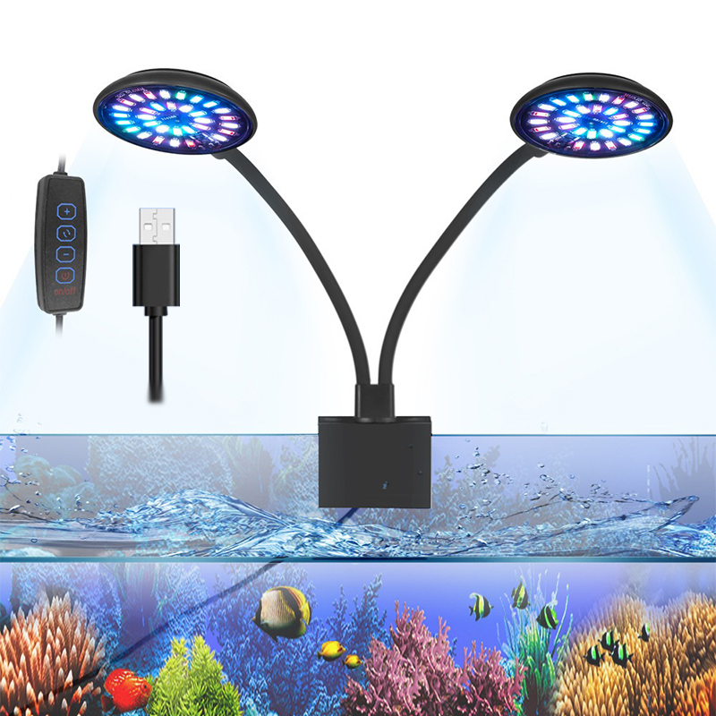 USB พิพิธภัณฑ์สัตว์น้ํา ไฟ LED - Aquarium Plant Growing บทวิจารณ์และราคา