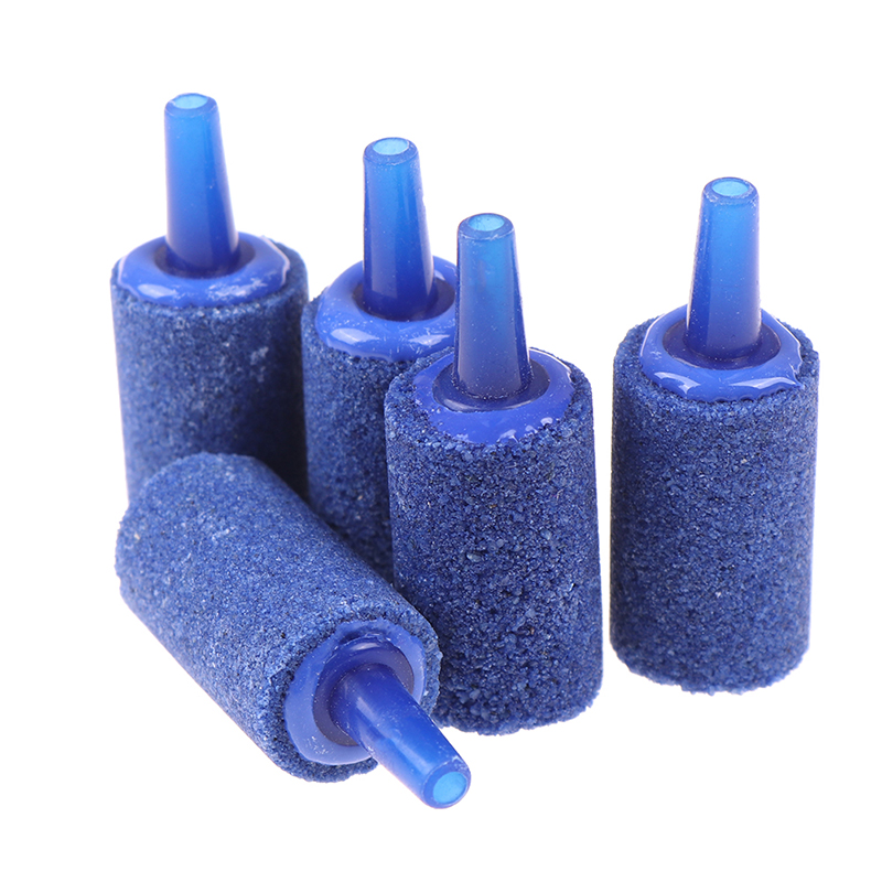 5ชิ้นรูปทรงกระบอกปล่อยฟองอากาศ - Aquarium Lily Pipe บทวิจารณ์และราคา