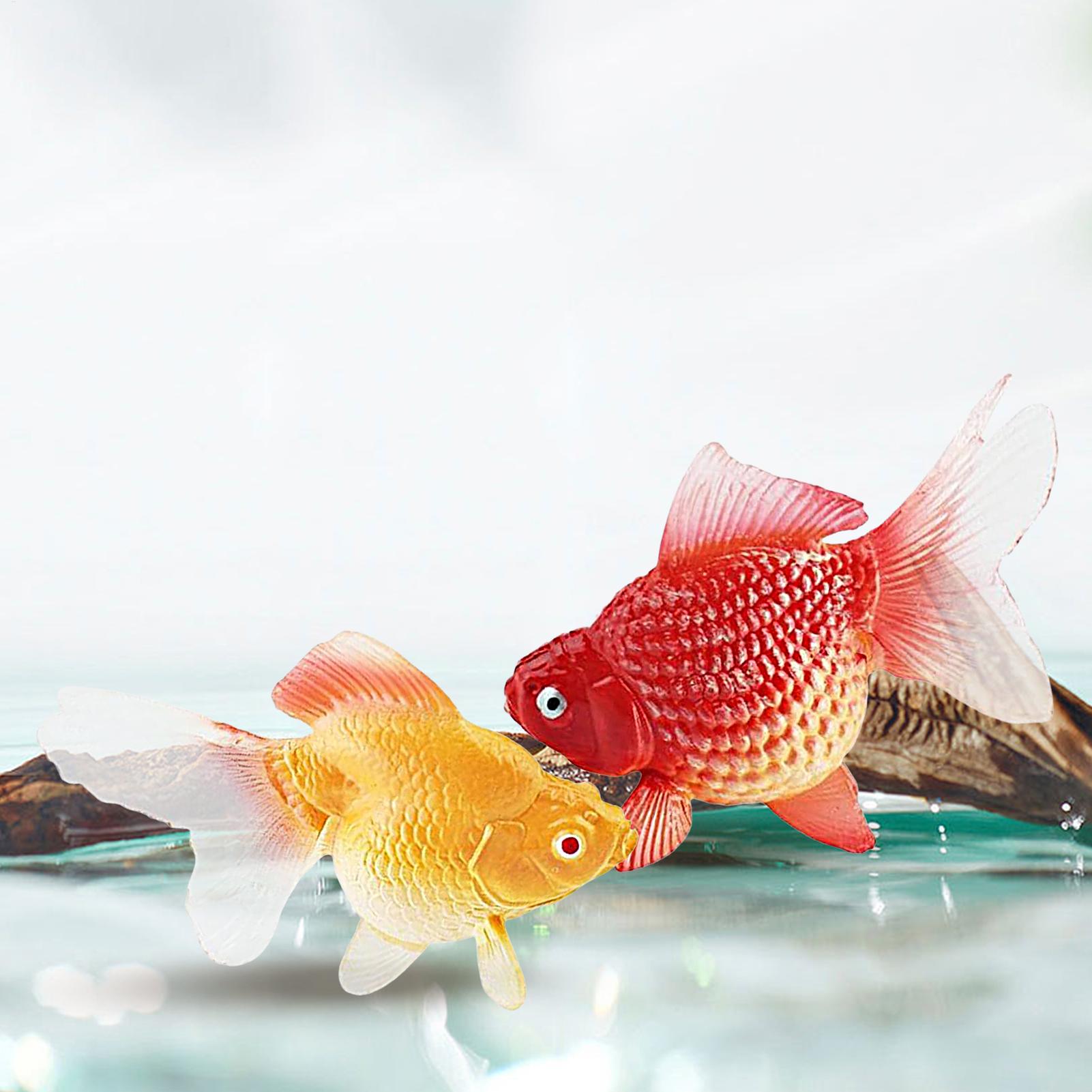 ปลาทองปลอม 2 ชิ้น/ชุด ปลาทองปล - Planted Aquarium For Goldfish บทวิจารณ์และราคา