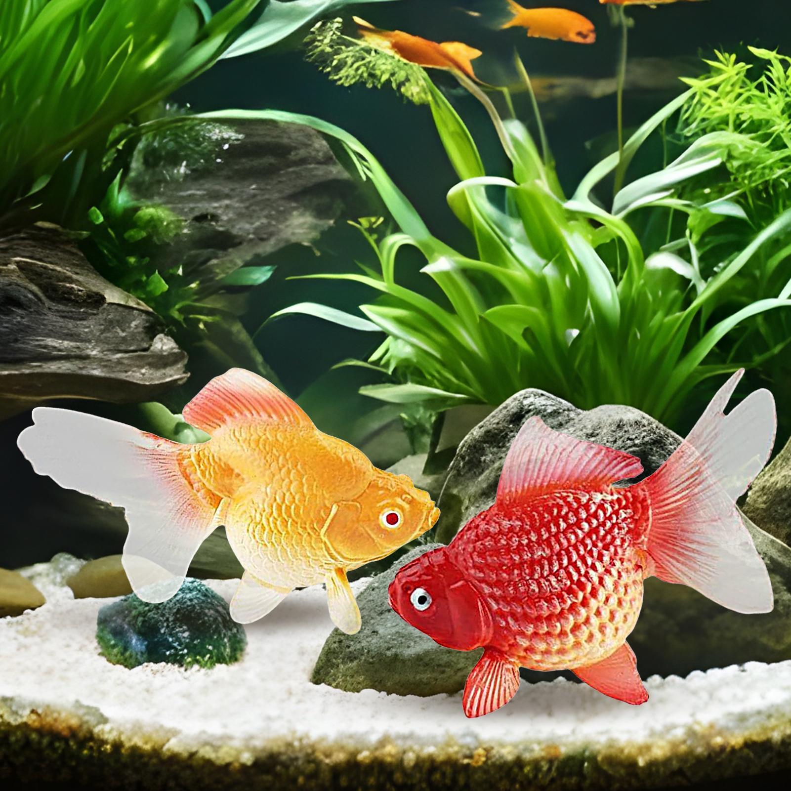 ปลาทองปลอม 2 ชิ้น/ชุด ปลาทองปล - Planted Aquarium For Goldfish บทวิจารณ์และราคา