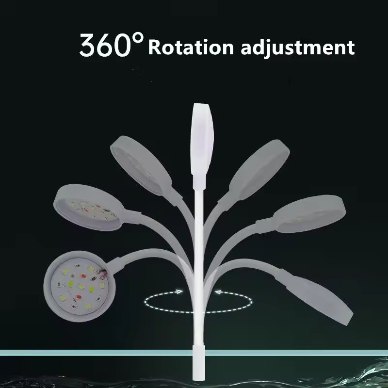 ไฟ LED แบบหนีบสำหรับตู้ปลา USB - Aquarium Plant Growing บทวิจารณ์และราคา